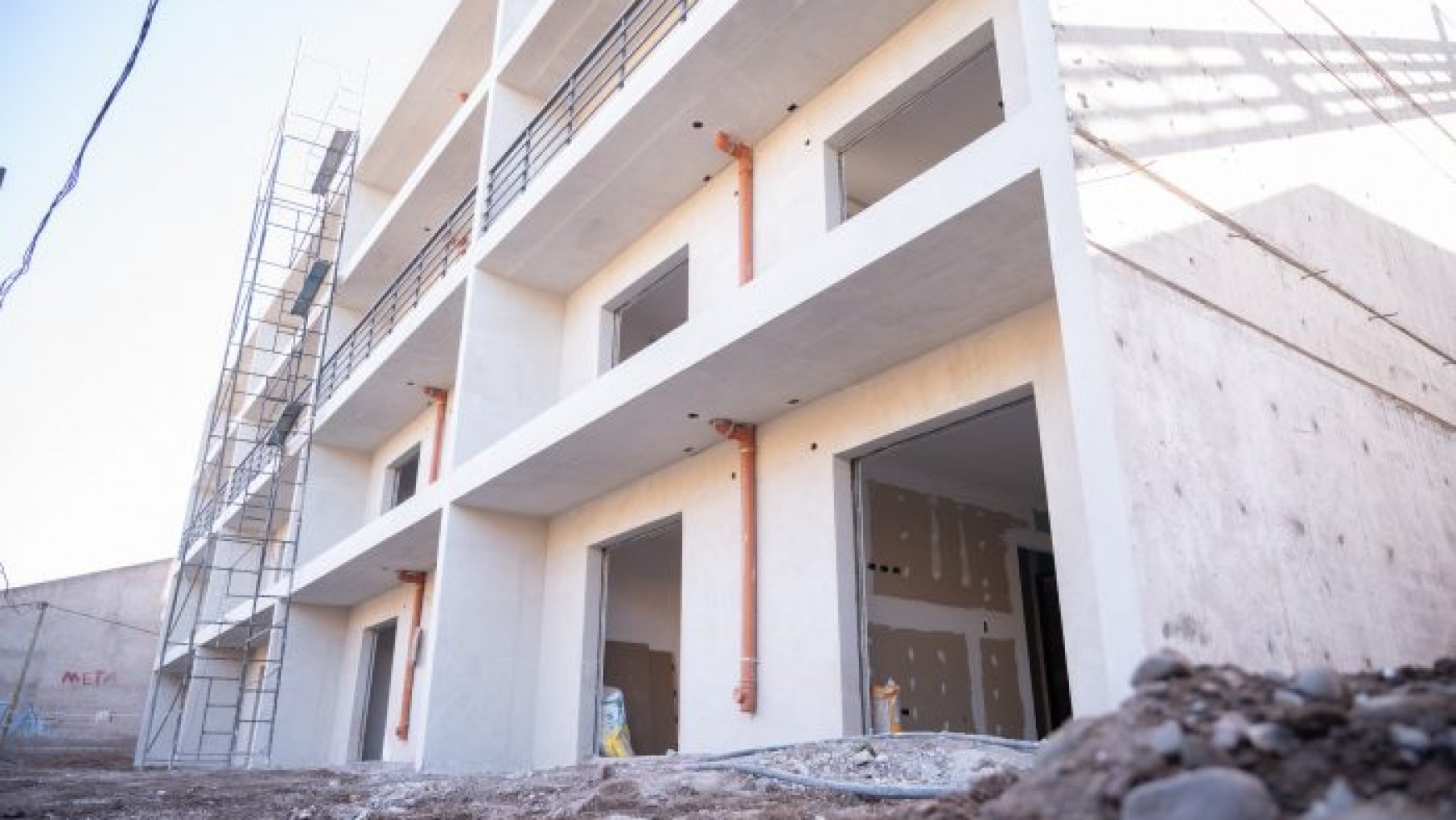 Avanza la construcción de 64 departamentos en Godoy Cruz